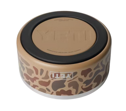 A photo of the Yeti Boomer 8 Dog Bowl in colour wetlands camo.