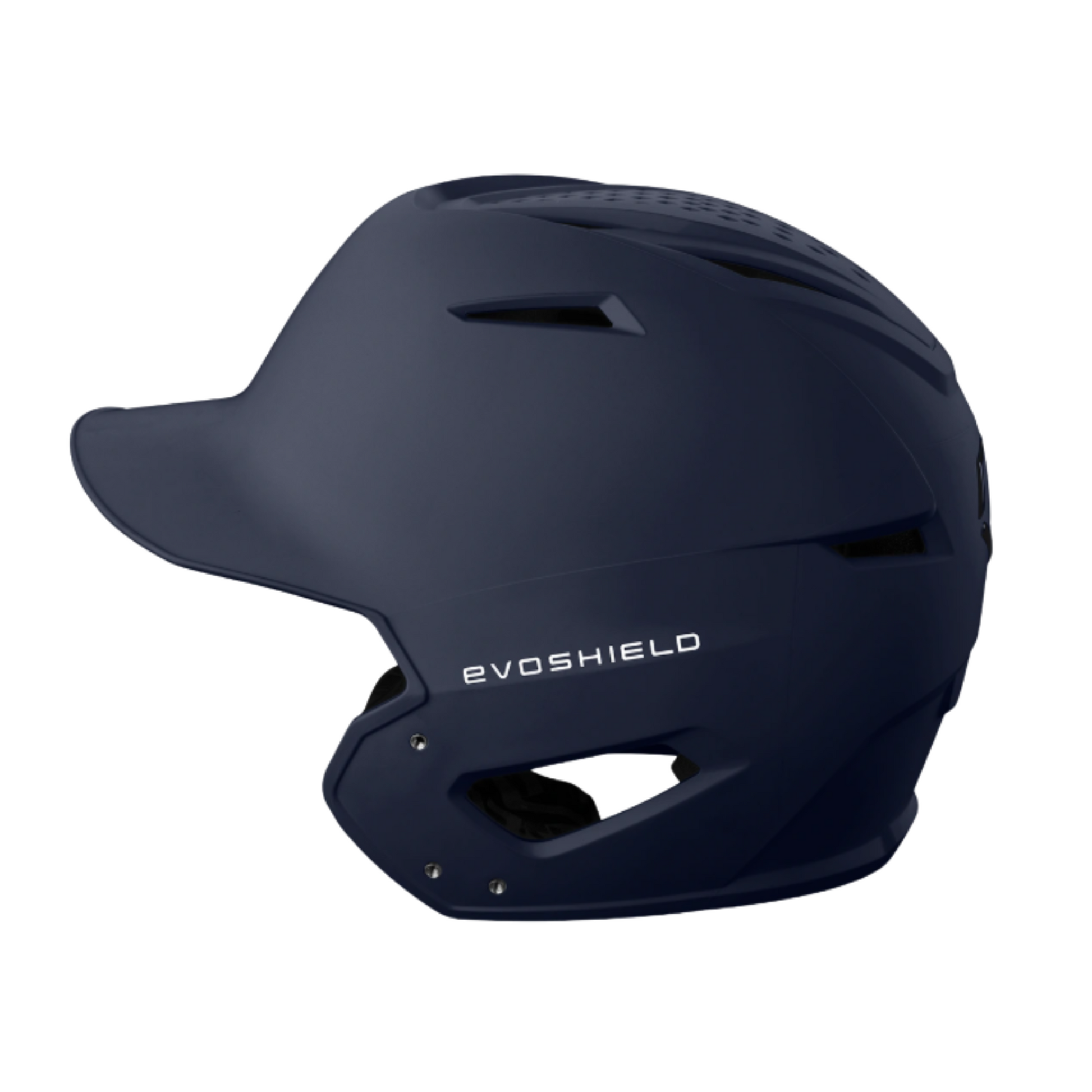 A photo of the EvoShield XVT 2.0 Matte Batting Helmet in colour navy blue.