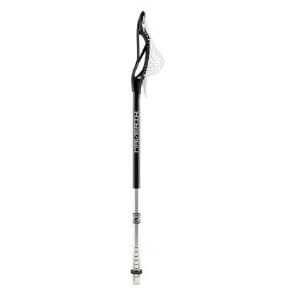 A photo of the Maverik Kinetik Allow Complete Lacrosse Stick in colour black side view