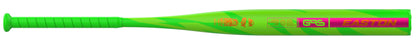 A photo of the Easton Tantrum Balanced 12.75" 1-Piece Slo-Pitch Softball Bat (2026) in colour green with red text.