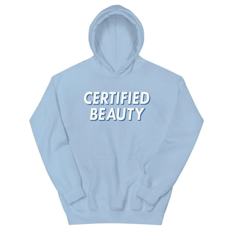 Hockey Benders Certified Beauty Hoodie in blue
