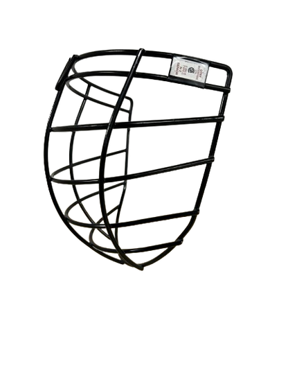 A photo of the OTNY Lacrosse Face Mask Complete Cage Kit side view.