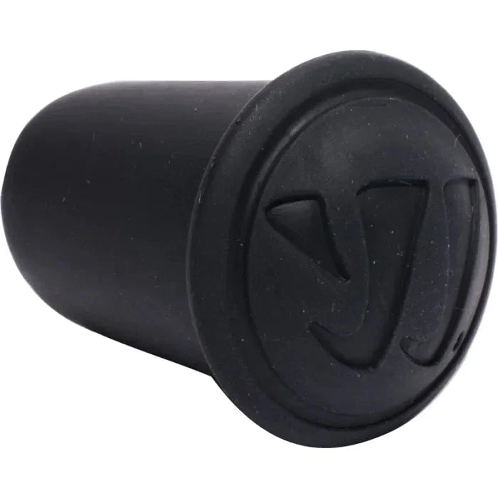 A photo of a warrior end cap in colour black with warrior logo.