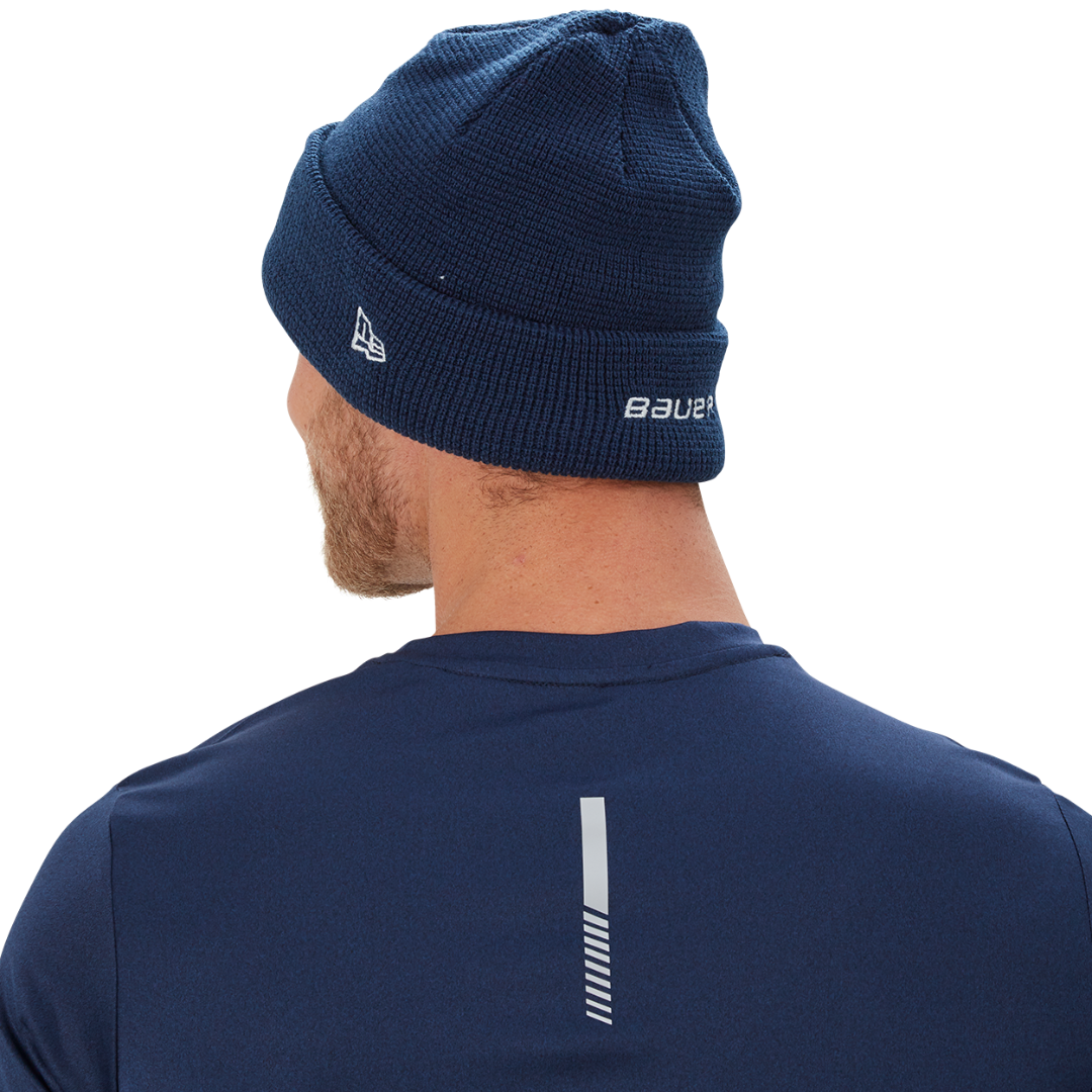 A photo of the Nickel City Hockey Association Bauer Team Knit Toque with CUBS logo in colour navy