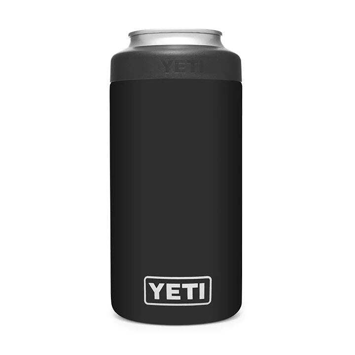 A photo of the Yeti Rambler 473 ml (16 oz.) Colster Tall Can Insulator in colour black