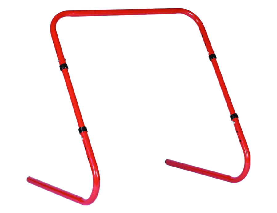 A photo of the Sidelines Sports Skate Training Aid in colour red.