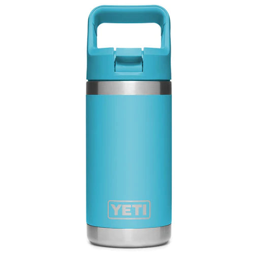 A photo of the Yeti Rambler Junior 12oz Kids Bottle in colour Reef Blue