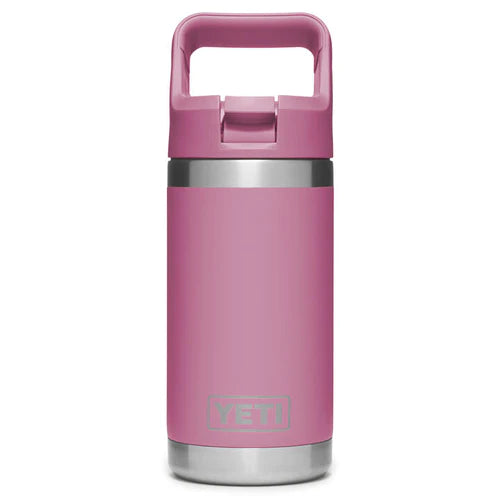 A photo of the Yeti Rambler Junior 12oz Kids Bottle in colour power Pink